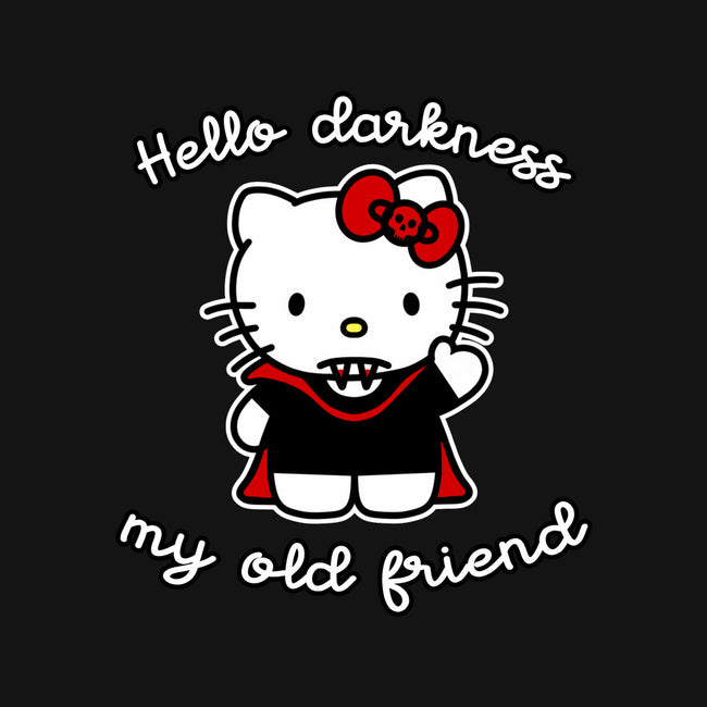 Hello Darkness My Old Friend-Womens-Off Shoulder-Tee-SubBass49