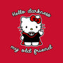 Hello Darkness My Old Friend-Womens-Off Shoulder-Sweatshirt-SubBass49