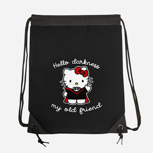 Hello Darkness My Old Friend-None-Drawstring-Bag-SubBass49