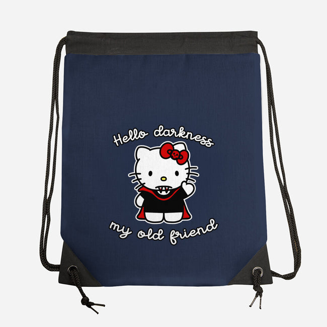 Hello Darkness My Old Friend-None-Drawstring-Bag-SubBass49