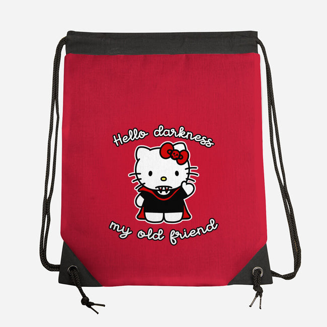 Hello Darkness My Old Friend-None-Drawstring-Bag-SubBass49