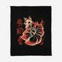 Ghost Kitsune-None-Fleece-Blanket-ricolaa