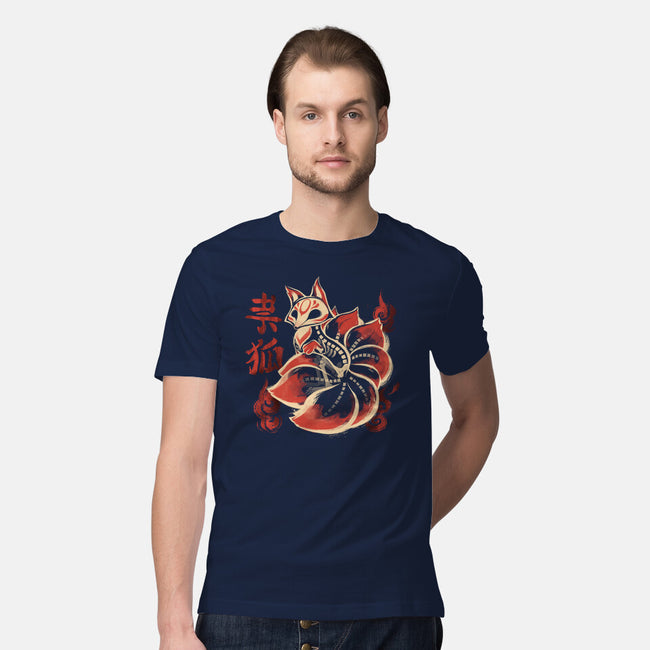 Ghost Kitsune-Mens-Premium-Tee-ricolaa