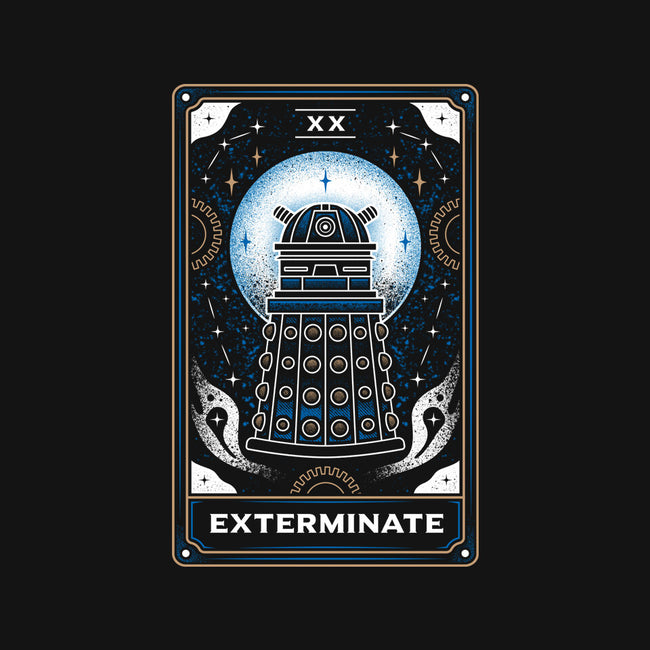 Exterminate Tarot Card-Mens-Heavyweight-Tee-Logozaste