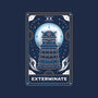 Exterminate Tarot Card-Womens-Fitted-Tee-Logozaste