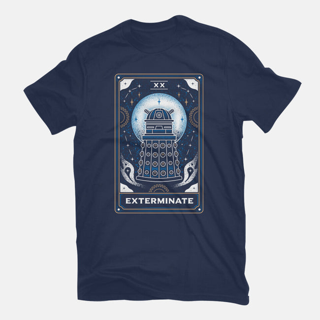 Exterminate Tarot Card-Mens-Basic-Tee-Logozaste