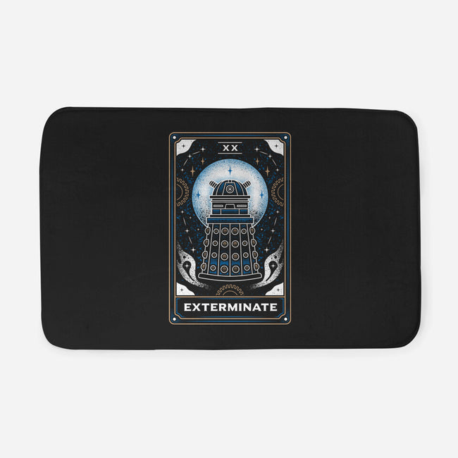 Exterminate Tarot Card-None-Memory Foam-Bath Mat-Logozaste