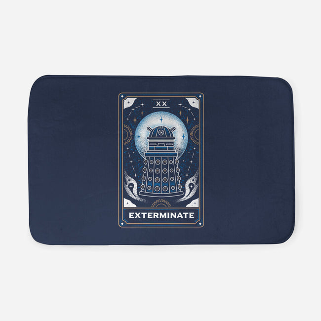 Exterminate Tarot Card-None-Memory Foam-Bath Mat-Logozaste