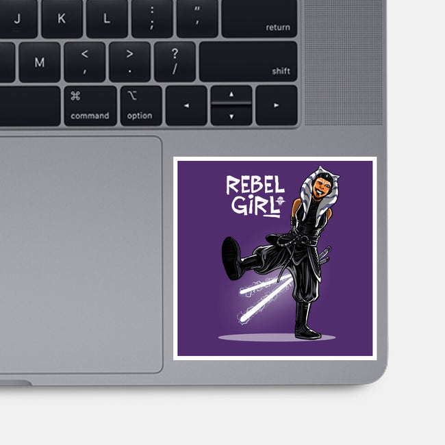 Rebel Girl-None-Glossy-Sticker-zascanauta