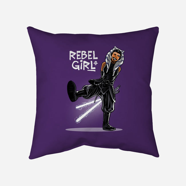 Rebel Girl-None-Removable Cover w Insert-Throw Pillow-zascanauta