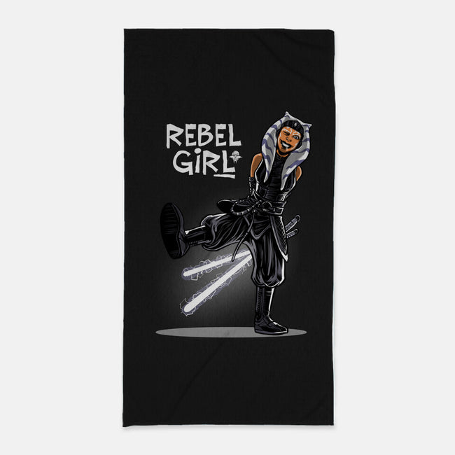 Rebel Girl-None-Beach-Towel-zascanauta