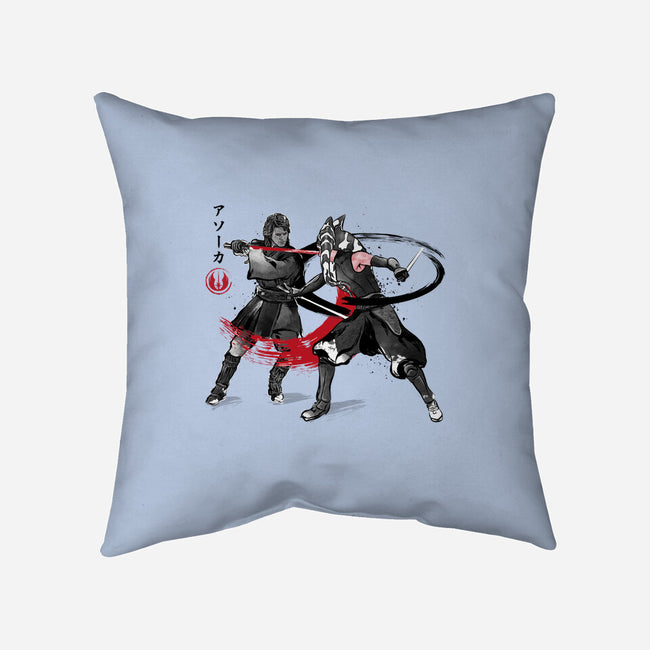 The Final Lesson Sumi-e-None-Removable Cover w Insert-Throw Pillow-DrMonekers