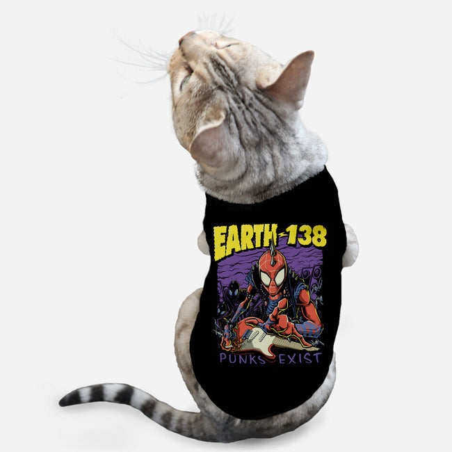 Punks Exist-Cat-Basic-Pet Tank-Betmac