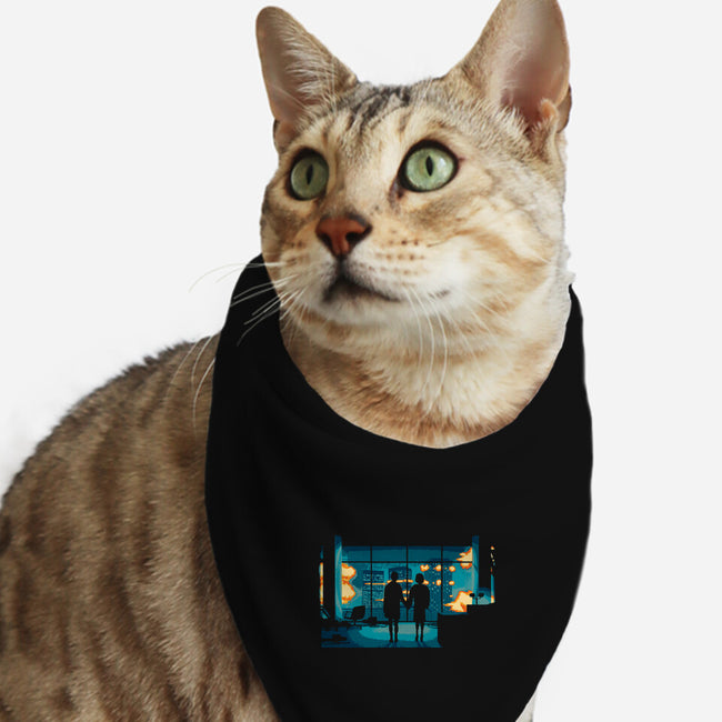 Explosion-Cat-Bandana-Pet Collar-dalethesk8er