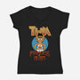 Princess Of Butts-Womens-V-Neck-Tee-Boggs Nicolas