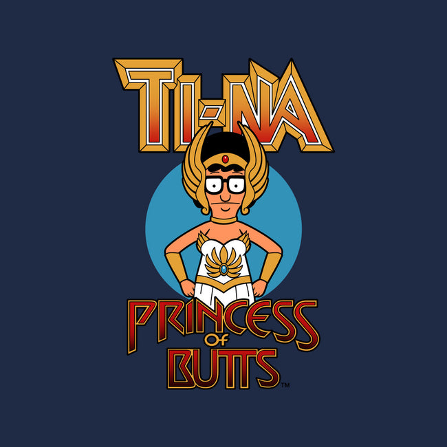 Princess Of Butts-Womens-Fitted-Tee-Boggs Nicolas