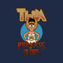 Princess Of Butts-Womens-Fitted-Tee-Boggs Nicolas