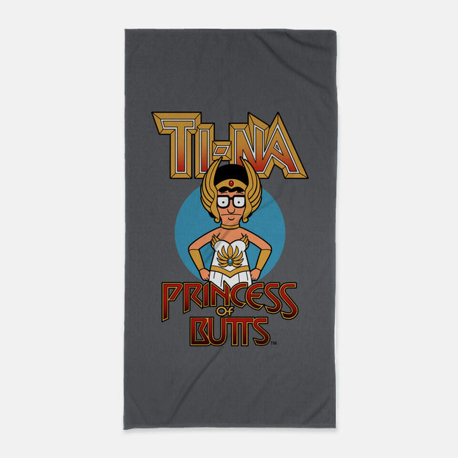 Princess Of Butts-None-Beach-Towel-Boggs Nicolas