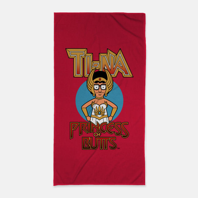 Princess Of Butts-None-Beach-Towel-Boggs Nicolas