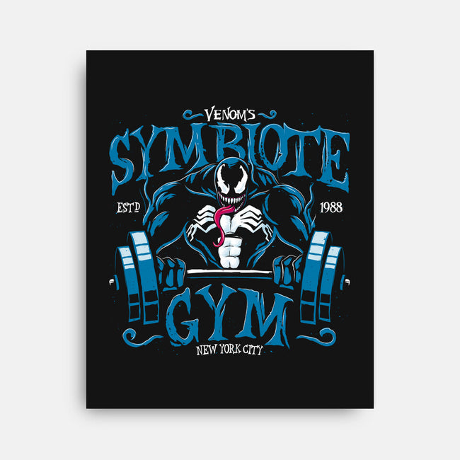 Symbiote V Gym-None-Stretched-Canvas-teesgeex