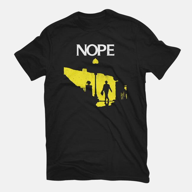 Possessed Nope-Unisex-Basic-Tee-rocketman_art