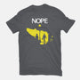 Possessed Nope-Womens-Fitted-Tee-rocketman_art