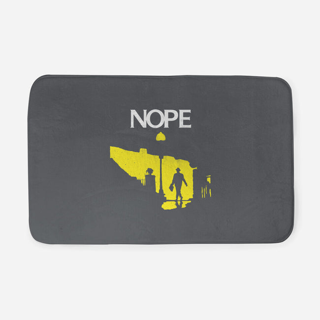 Possessed Nope-None-Memory Foam-Bath Mat-rocketman_art