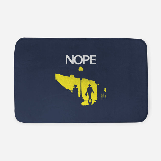 Possessed Nope-None-Memory Foam-Bath Mat-rocketman_art