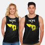 Possessed Nope-Unisex-Basic-Tank-rocketman_art