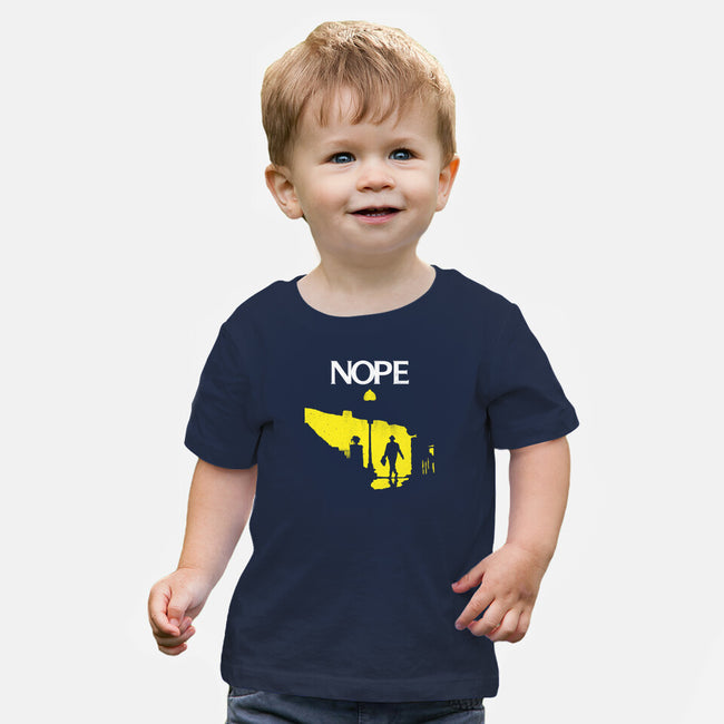 Possessed Nope-Baby-Basic-Tee-rocketman_art