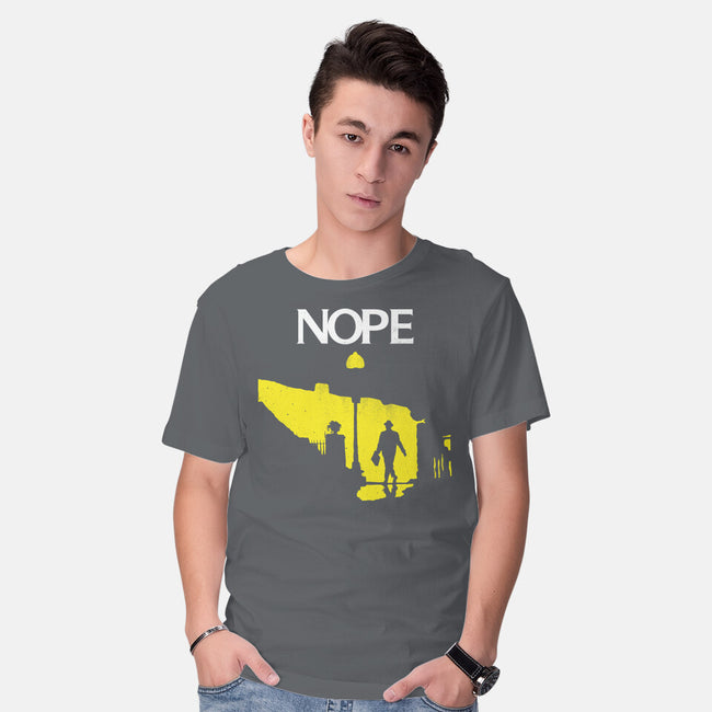 Possessed Nope-Mens-Basic-Tee-rocketman_art