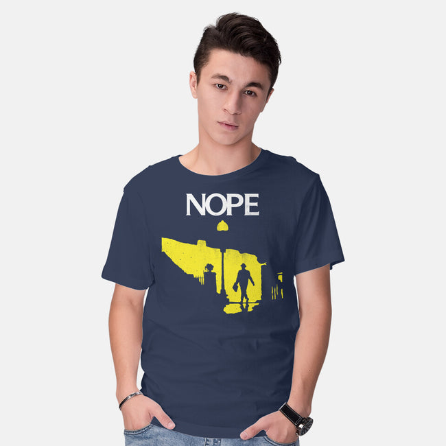 Possessed Nope-Mens-Basic-Tee-rocketman_art