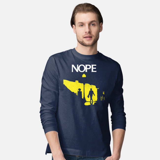 Possessed Nope-Mens-Long Sleeved-Tee-rocketman_art