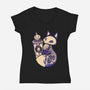 Ghoul Brew-Womens-V-Neck-Tee-ricolaa