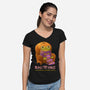 Do Not Destroy Anything-Womens-V-Neck-Tee-ricolaa