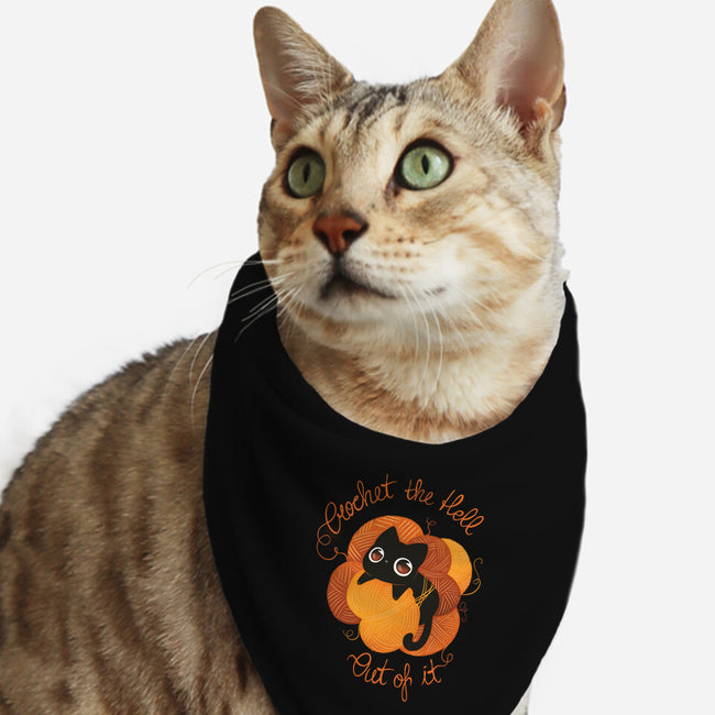 Crochet The Hell Out Of It-Cat-Bandana-Pet Collar-ricolaa