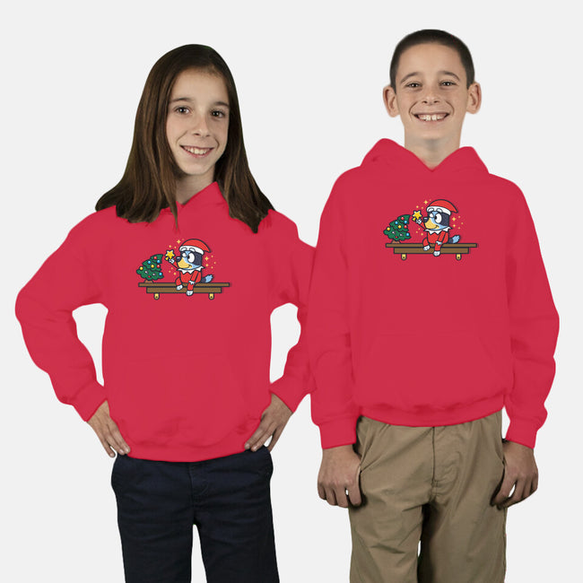 Heeler On The Shelf-Youth-Pullover-Sweatshirt-Boggs Nicolas