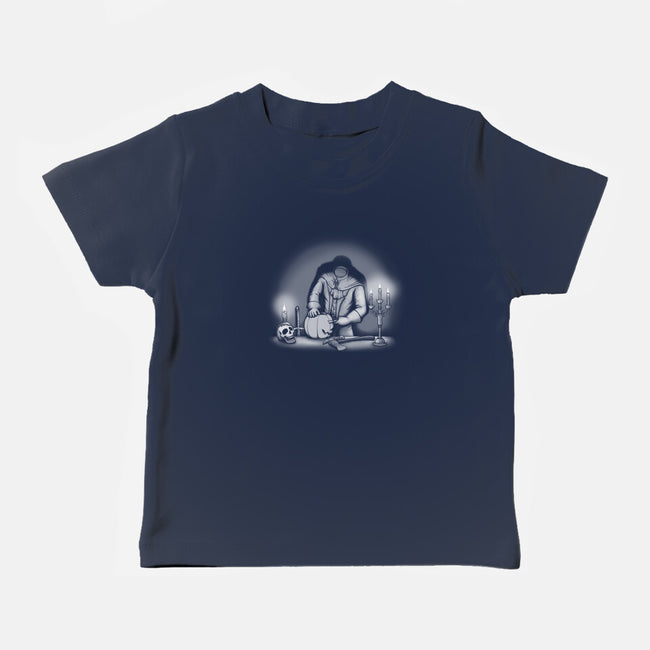 Pumpkin Carver-Baby-Basic-Tee-pigboom