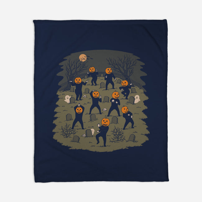 Graveyard Dance-None-Fleece-Blanket-pigboom