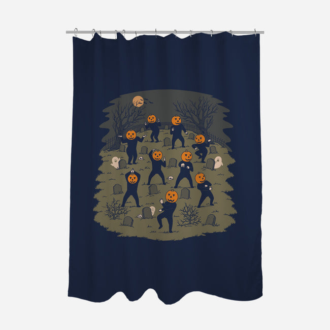 Graveyard Dance-None-Polyester-Shower Curtain-pigboom