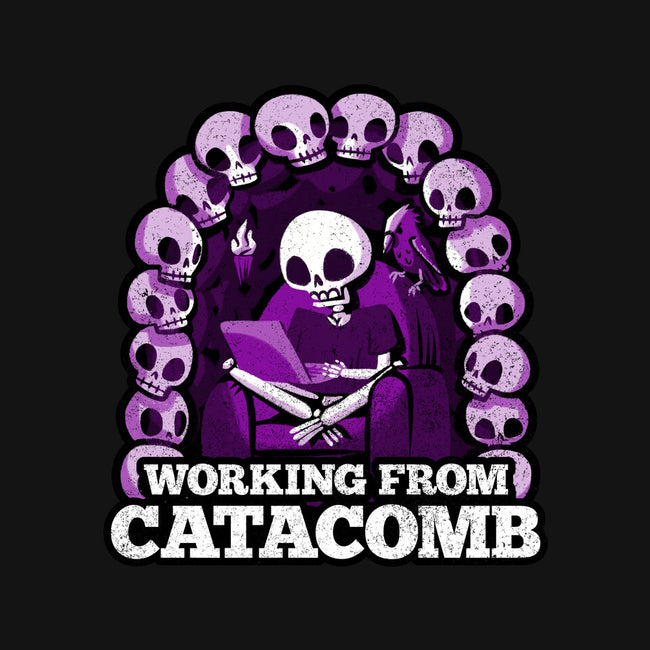 Working From Catacomb-Unisex-Baseball-Tee-Aarons Art Room