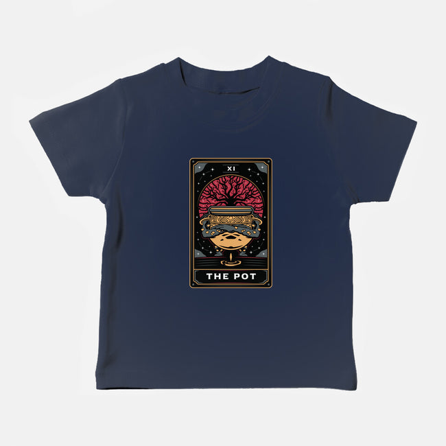 The Pot Tarot Card-Baby-Basic-Tee-Logozaste