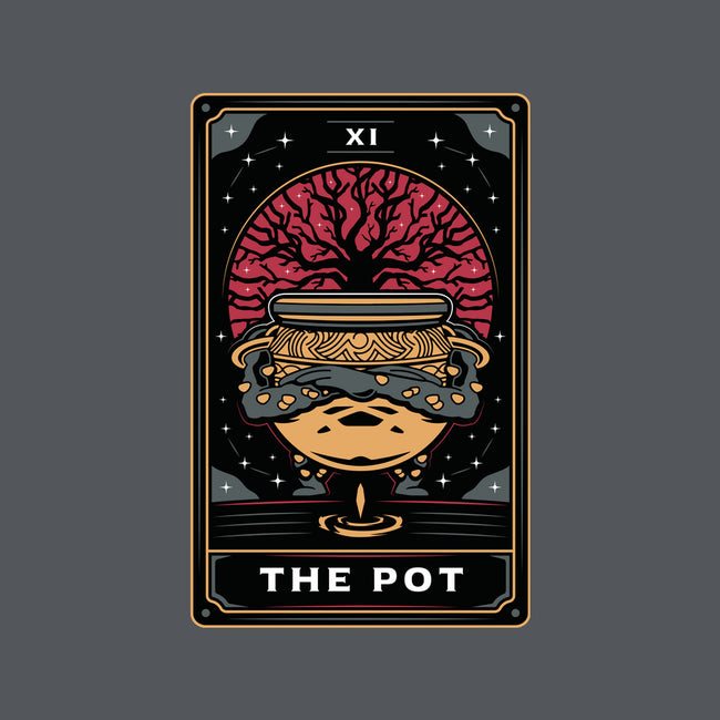 The Pot Tarot Card-None-Removable Cover-Throw Pillow-Logozaste