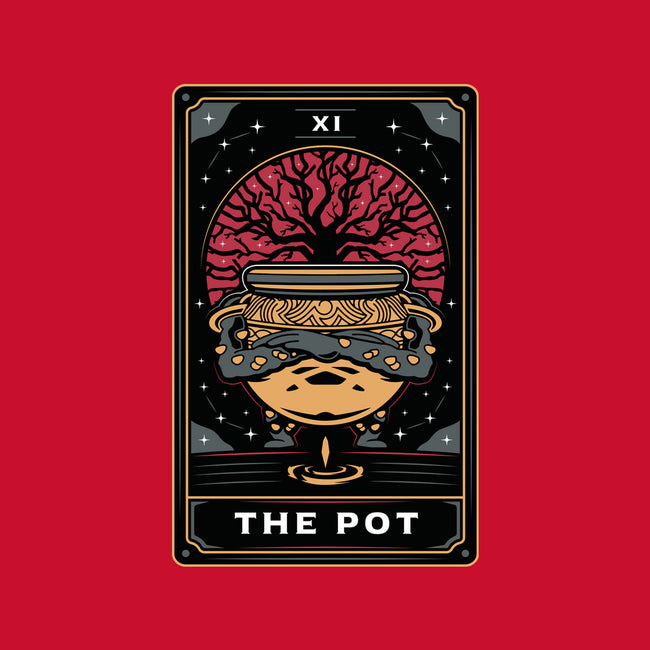 The Pot Tarot Card-Womens-Off Shoulder-Sweatshirt-Logozaste