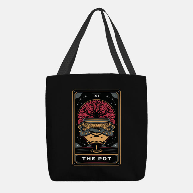 The Pot Tarot Card-None-Basic Tote-Bag-Logozaste