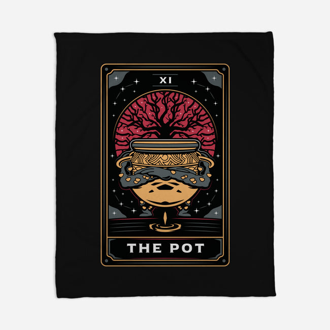 The Pot Tarot Card-None-Fleece-Blanket-Logozaste