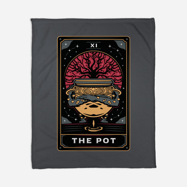 The Pot Tarot Card-None-Fleece-Blanket-Logozaste