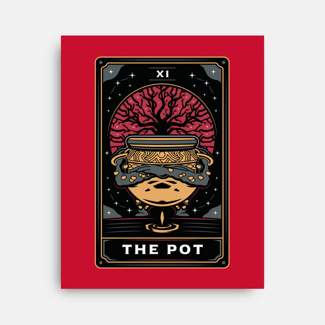 The Pot Tarot Card-None-Stretched-Canvas-Logozaste