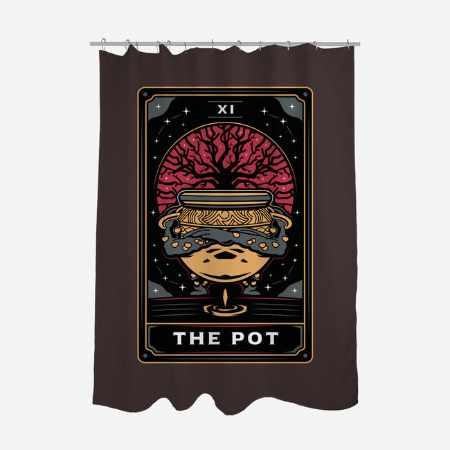 The Pot Tarot Card-None-Polyester-Shower Curtain-Logozaste