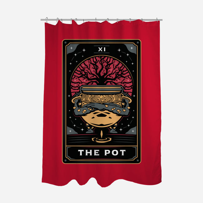 The Pot Tarot Card-None-Polyester-Shower Curtain-Logozaste